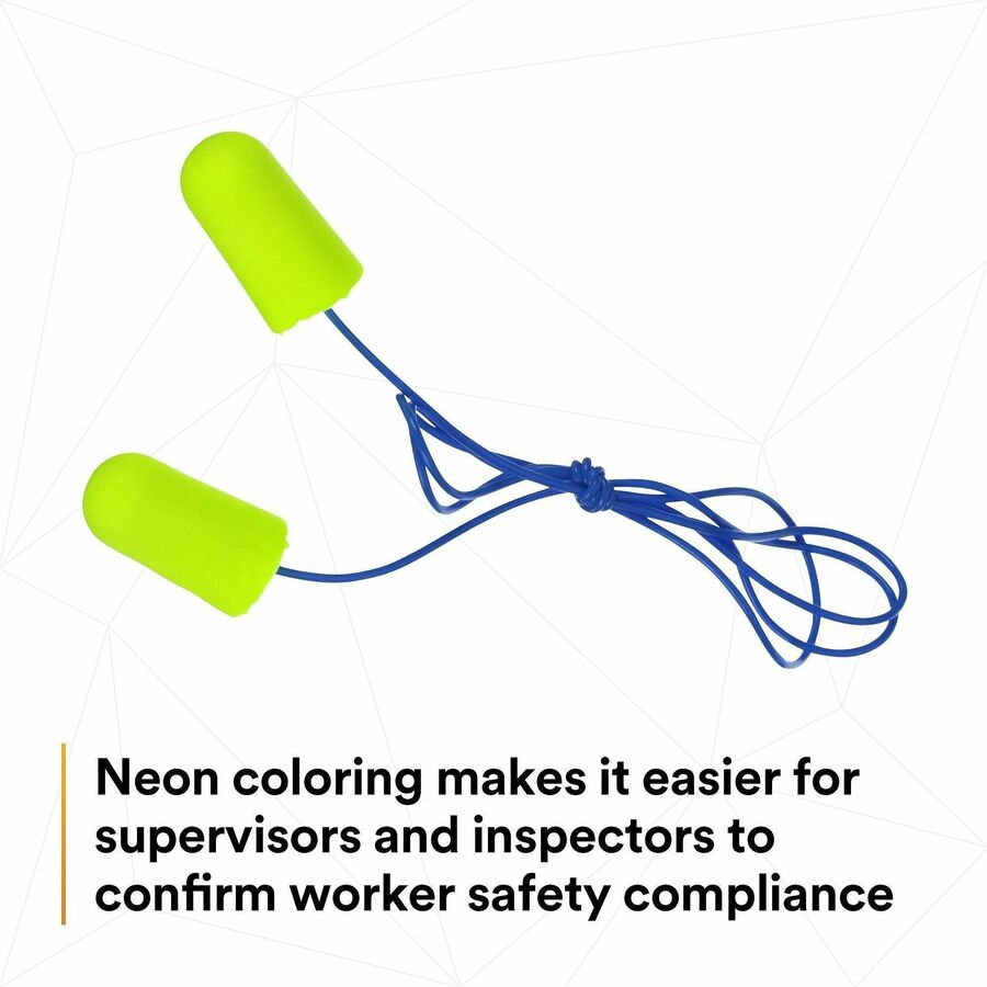 3M soft Yellow Neons Corded Earplugs - Alternate-Image5