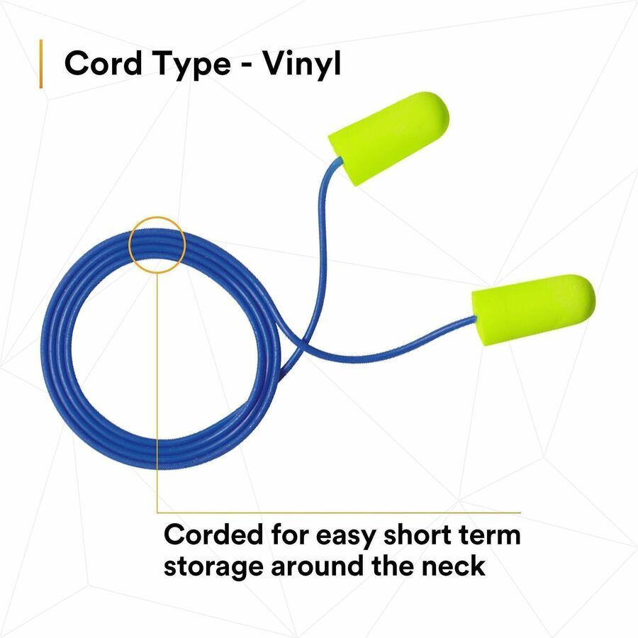3M soft Yellow Neons Corded Earplugs - Alternate-Image6