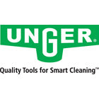 Unger 12" Pro Stainless Steel Complete Squeegee - 12" Blade - Black Handle - Ergonomic Handle, Non-slip Grip - 1Each