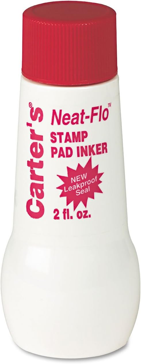 Carter's Stamp Pad Inker: Red Ink, 2 fl oz - 1 Each