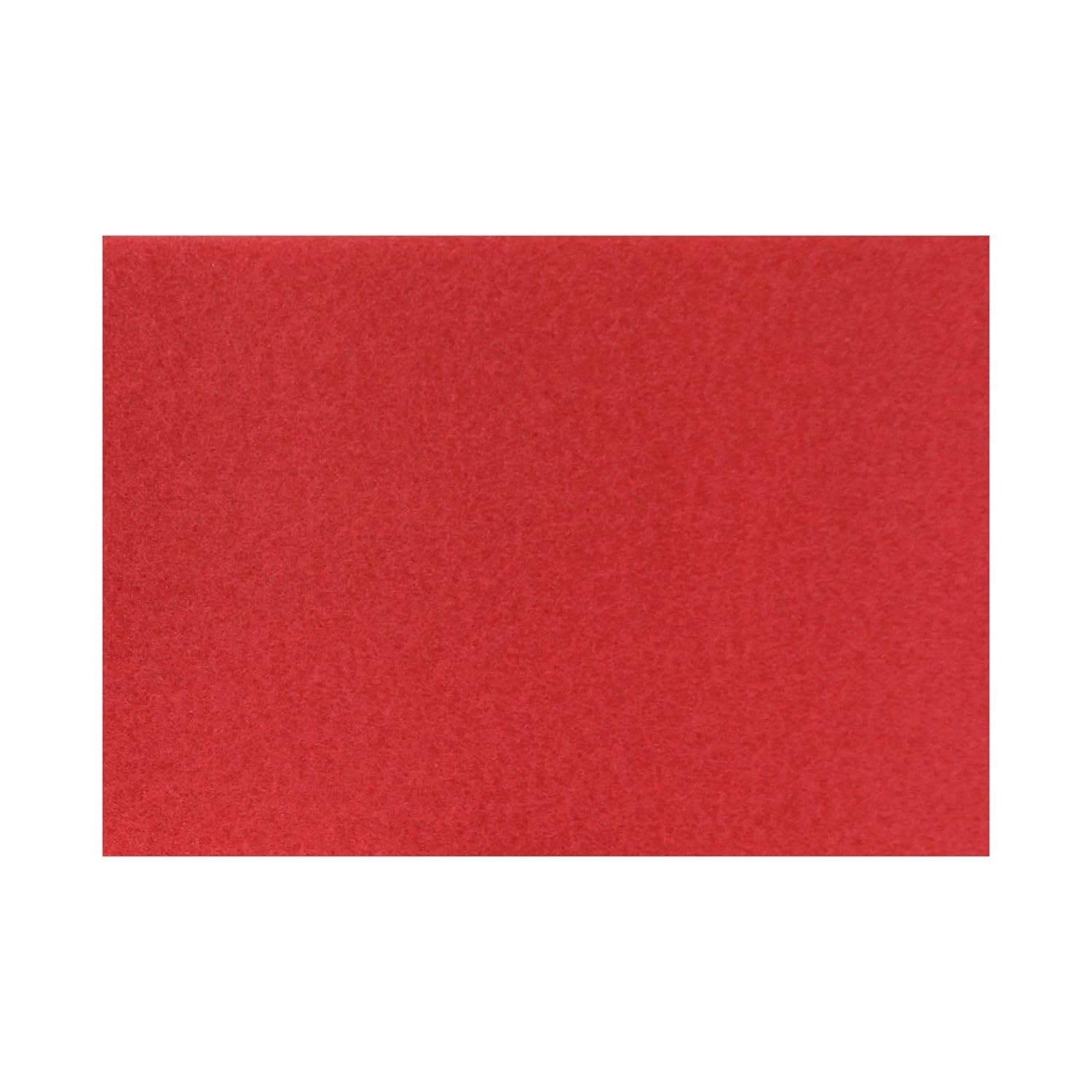 AMERICO Red Buffing Pads: 14 in Wd, 20 in Lg, Synthetic Fiber, 5 PK