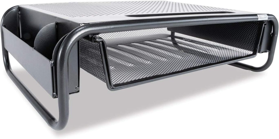 Allsop Metal Art Organizer 5 Monitor Stand with Drawer - Stylish Desktop Organizer