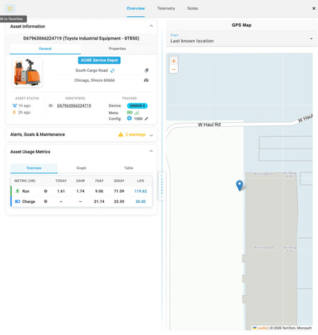 ARMOR 4+™ Connected Asset Monitor, Rugged IoT Power & Runtime Tracker with Global LTE/NB-IoT (6–90 V DC)
