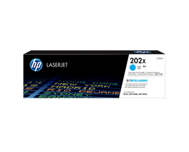 HP 202X (CF501X) Original High Yield Laser Toner Cartridge - Cyan - 1 Each