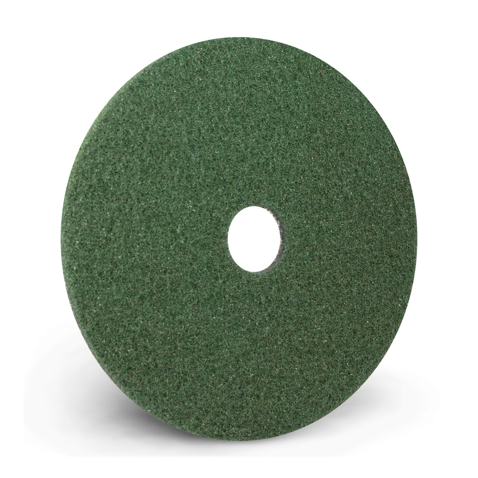 AMERICO Black DIAMOND Green Polishing and Daily Pads: 17 in, Synthetic Fiber, 3000 RPM Max Speed, 2 PK