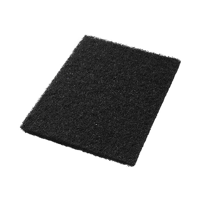 AMERICO Black Stripping Pad, 14" x 20", 350 RPM Max Speed, 5pk