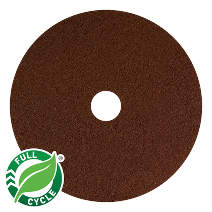 AMERICO Brown Stripping Pad 12", 350RPM, 5 per case