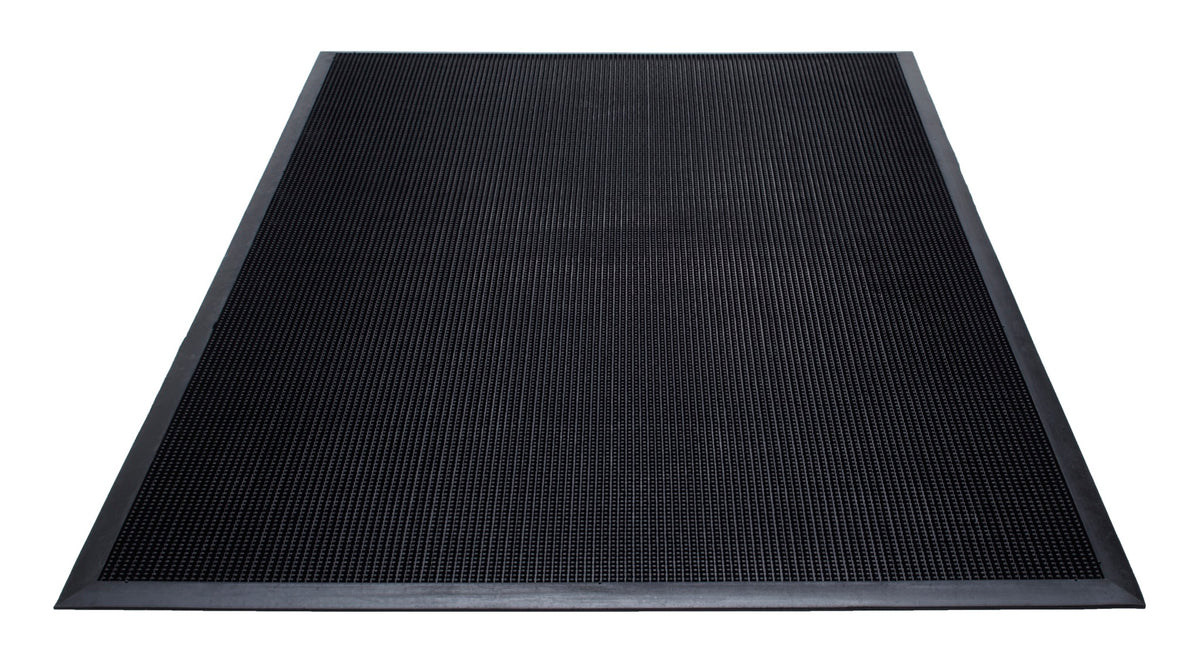 Brush Tip Scraper Outdoor Floor Mats - Black / 18’’x28’’