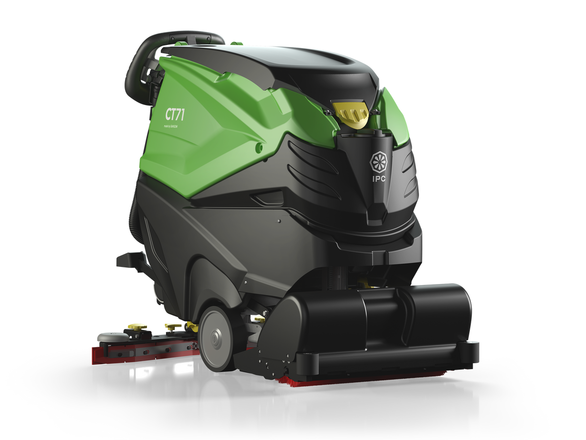 IPC CT71XP55R-OBC 19/20 Gal. 21” Actuated Cylindrical Scrubber Traction Drive w/On-Board Charger and Brush