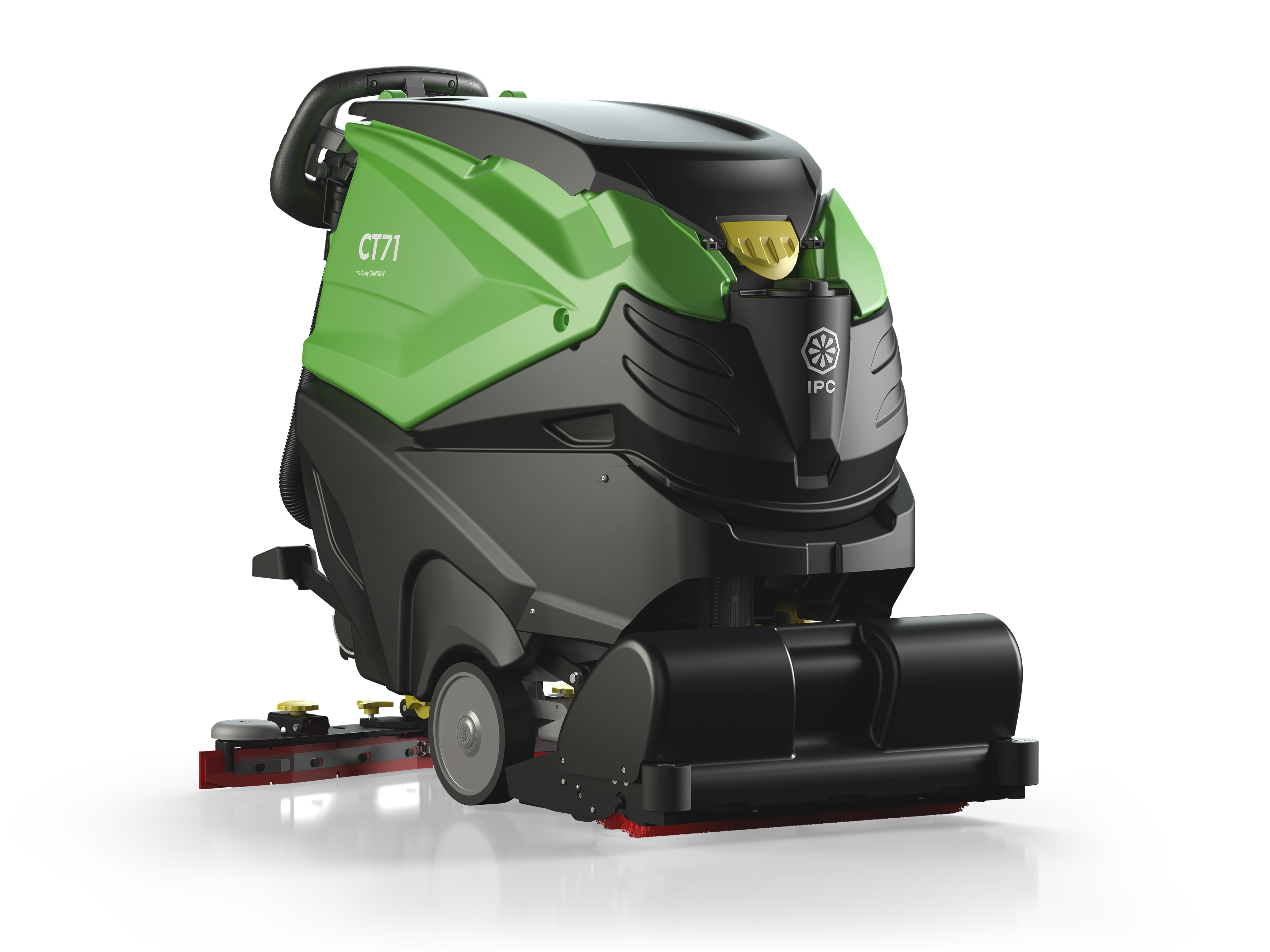 IPC CT71XP55R-OBC 19/20 Gal. 21” Actuated Cylindrical Scrubber Traction Drive w/On-Board Charger and Brush