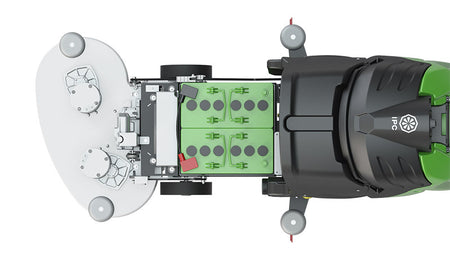 IPC 19/20 Gal. 20” Disc Scrub Head Traction Drive w/ On-Board Charger Pad Driver (P) or Brush (B) – CT71BT50 Floor