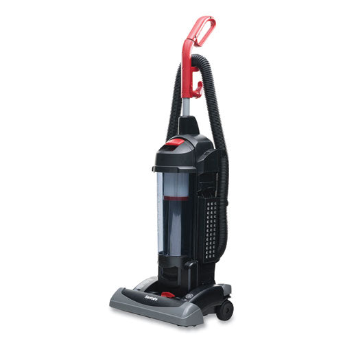 Force Quietclean Upright Vacuum SC5845B, 15" Cleaning Path, Black