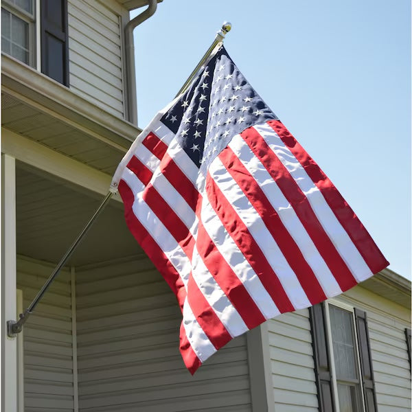 Valley Forge American Flag 3' x 5', embroidered, polyester, 2 pack