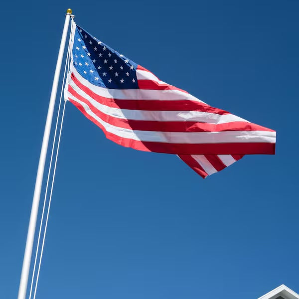 Valley Forge American Flag 3' x 5', embroidered, nylon, 2 pack