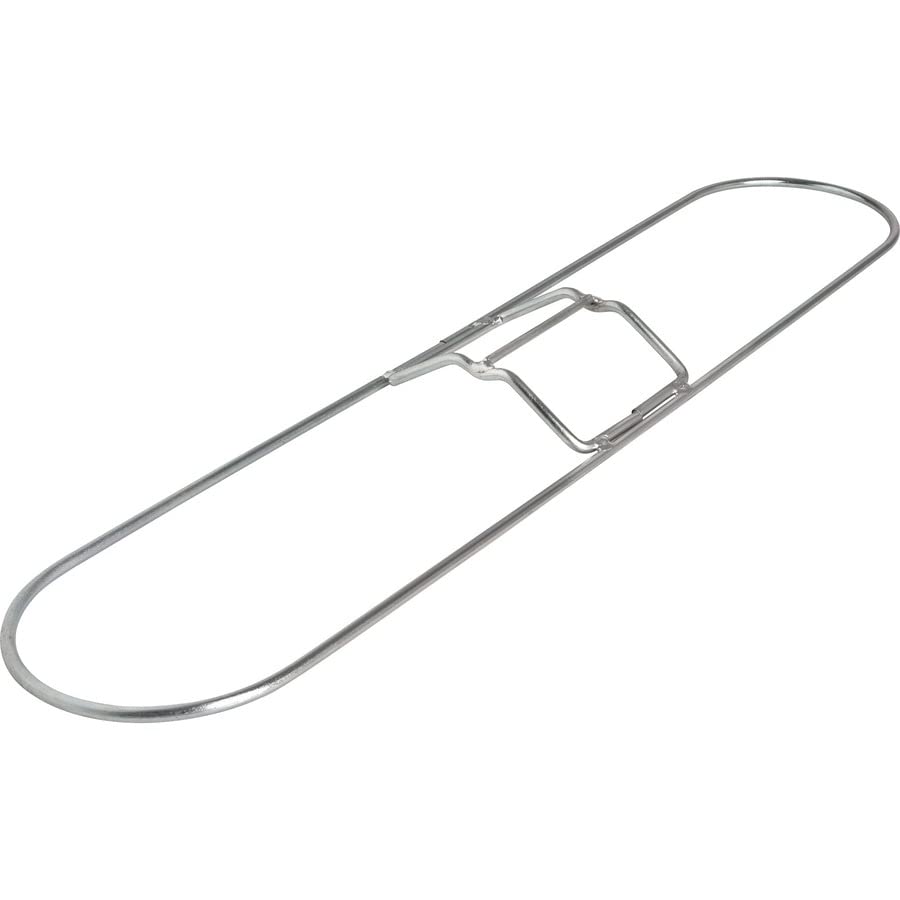 Genuine Joe Clip-On 24" Dust Mop Frame - 360° Swivel, Rust Resistant, Chrome Plated, Reinforced - Stainless Steel - Steel - 1 Each