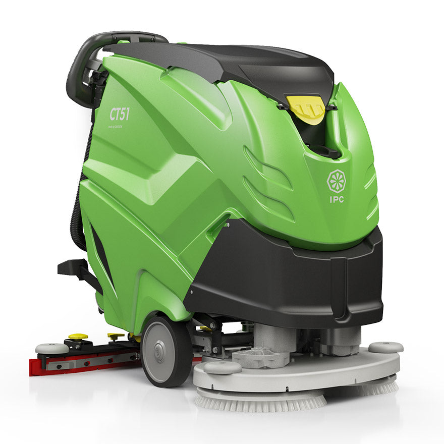 IPC – 13/14 Gal. 24” Traction Drive w/ On-Board Charger | Walk-Behind Floor Scrubber Pad Driver (P) or Brush (B)
