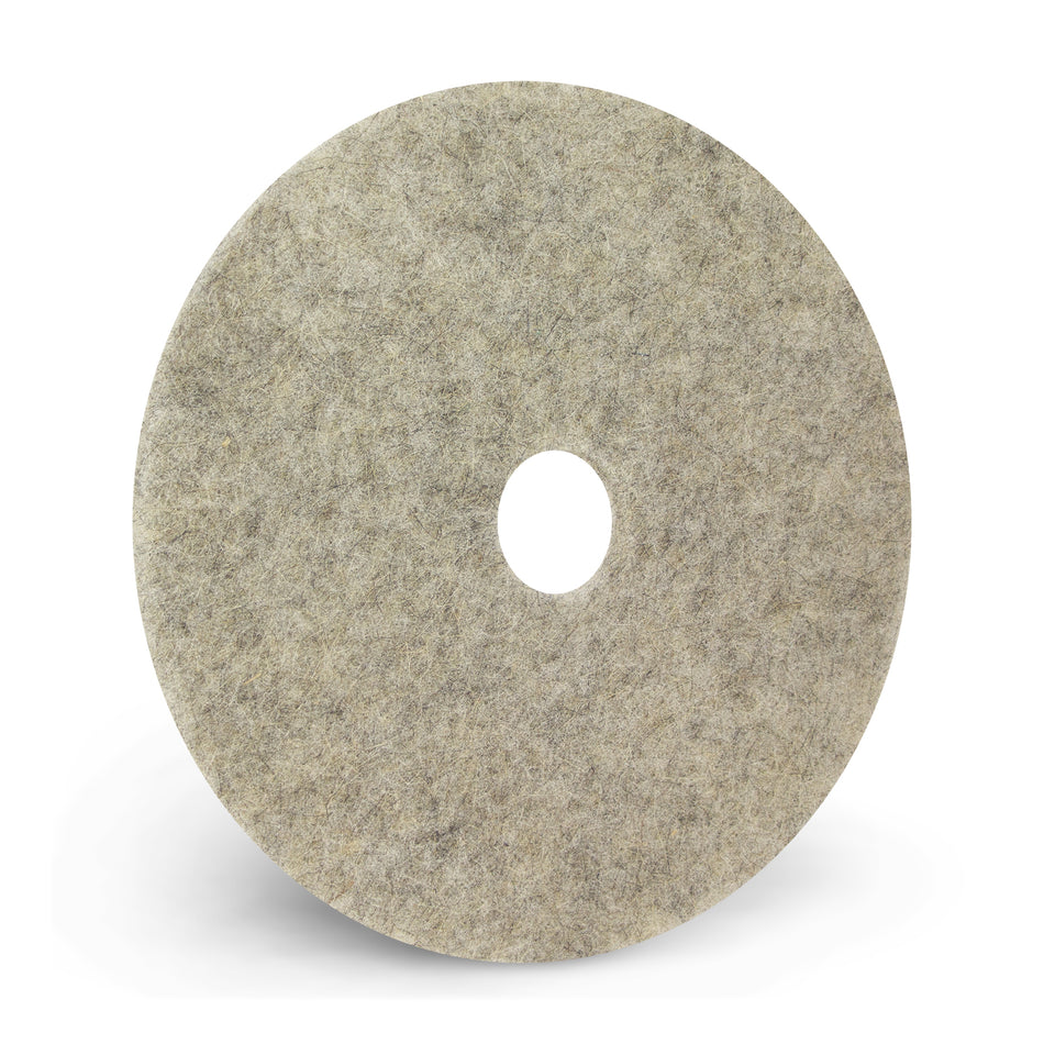 AMERICO Porko PLUS Burnishing Pads: 27 in, Blended Poly and Natural Fibers, 3000 RPM Max Speed, 5 PK