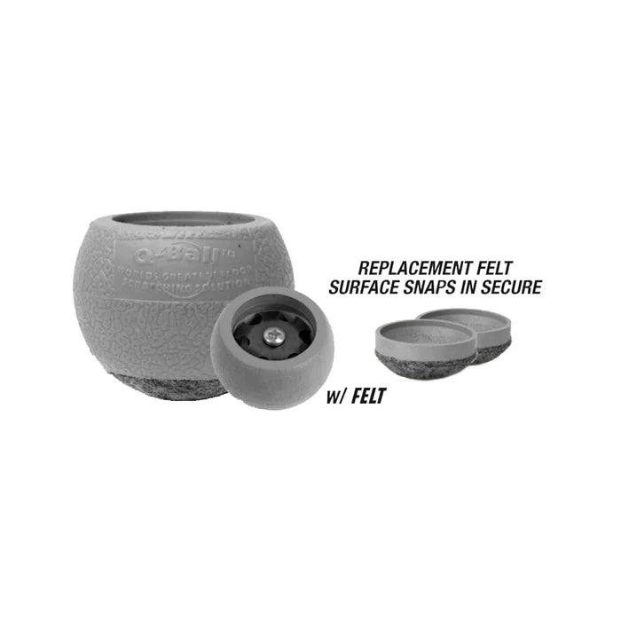 Felt Base Q-Ball Glides: 1-1/8" - Smoothly Protect Your Floors