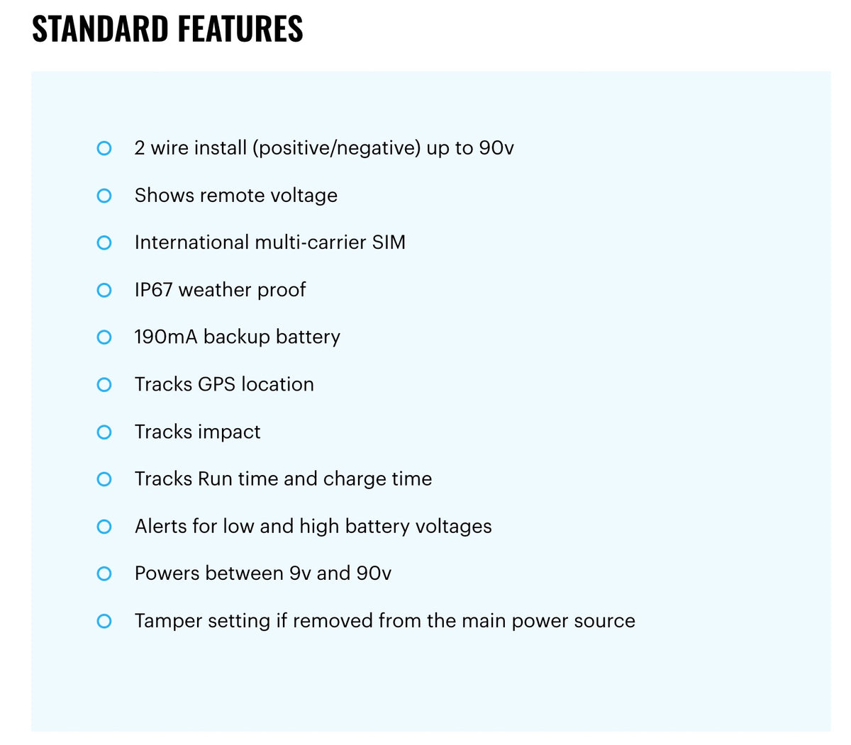 ARMOR 4™ Connected Asset Monitor, Rugged IoT Power & Runtime Tracker with Global LTE/NB-IoT (6–90 V DC)