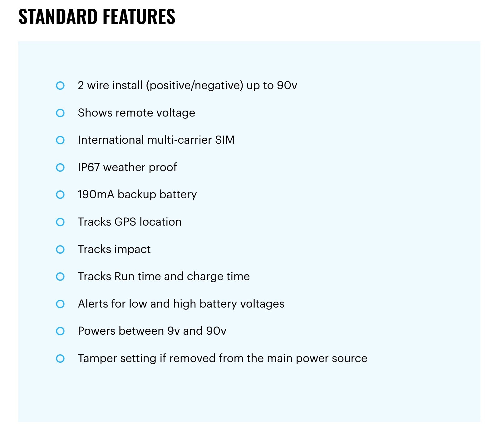 ARMOR 4™ Connected Asset Monitor, Rugged IoT Power & Runtime Tracker with Global LTE/NB-IoT (6–90 V DC)