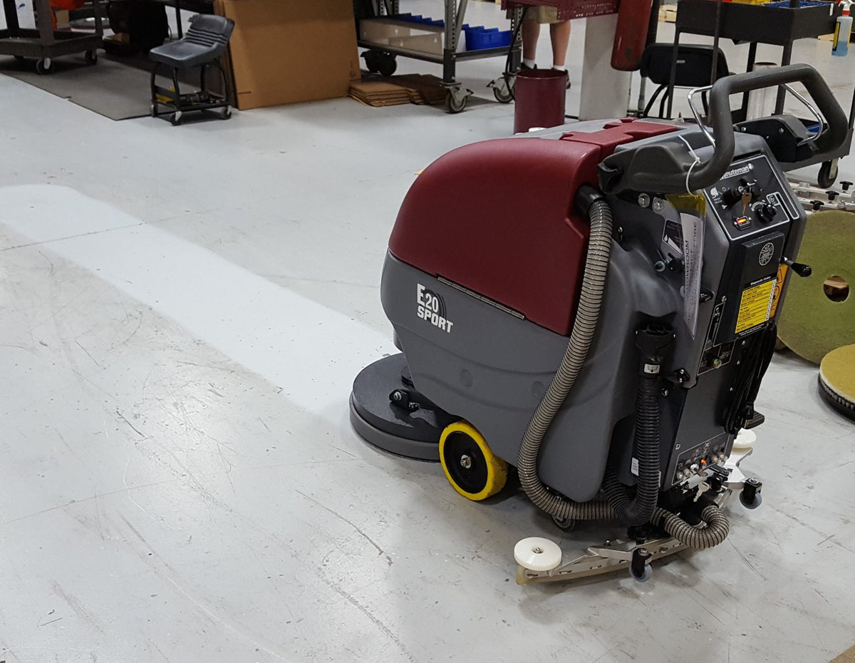 Minuteman E20-Sport 20″ Walk-Behind Floor Scrubber, High-Performance Scrub Polish & Finish Remover