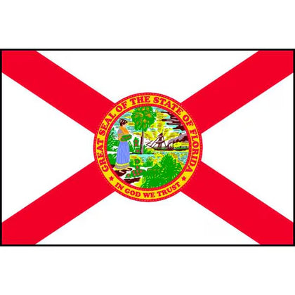 Florida State Flag, 3' x 5', nylon, 2 pack