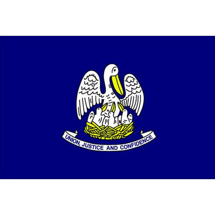 Louisiana State Flag, 3' x 5', nylon, 2 pack
