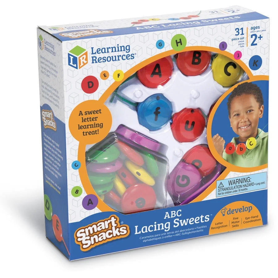 ABC Lacing Sweets by Smart Snacks: Fun Learning Set for Ages 2-5 - Toys & Blocks