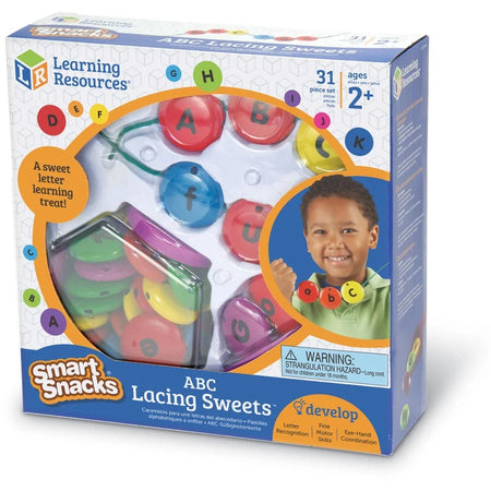 ABC Lacing Sweets by Smart Snacks: Fun Learning Set for Ages 2-5 - Toys & Blocks