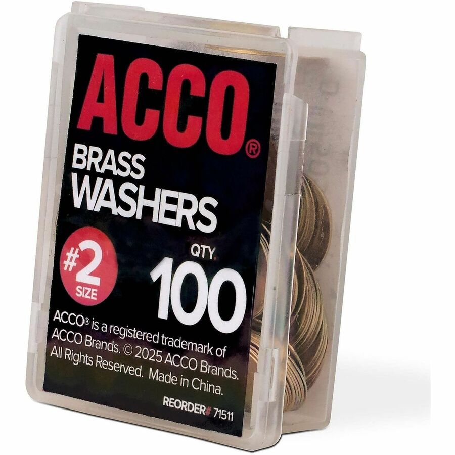 ACCO Brass Fastener Washers - Left
