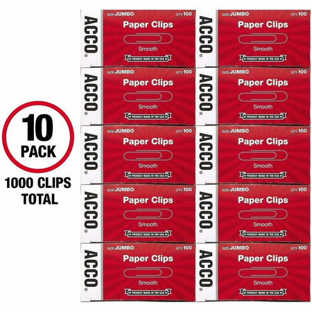 ACCO Economy Jumbo Smooth Paper Clips - Alternate-Image3