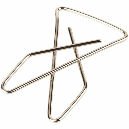 ACCO Ideal Clamps: No. 2 - 100 Sheet Capacity - Sturdy Tear-Resistant - Silver - 150/Pack - Paper Fasteners & Clamps