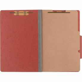 ACCO Legal Classification Folder: 3’’ Capacity 6 Fasteners 2 Dividers - Earth Red - Folders