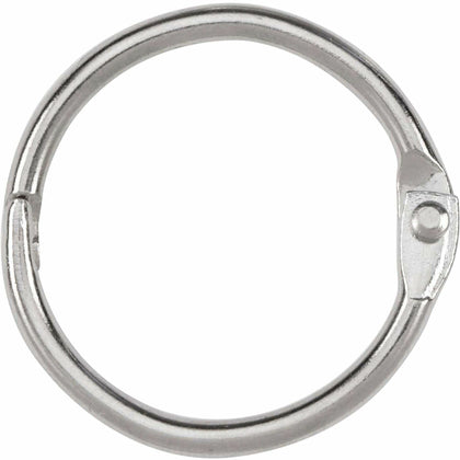 ACCO Loose-Leaf Rings: 1’’ Capacity Silver Nickel Finish - Binder / Bulldog Clips