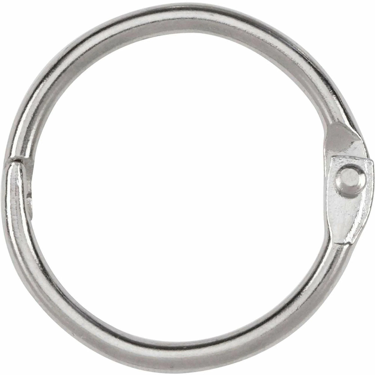 ACCO Loose-Leaf Rings: 1’’ Capacity Silver Nickel Finish - Binder / Bulldog Clips