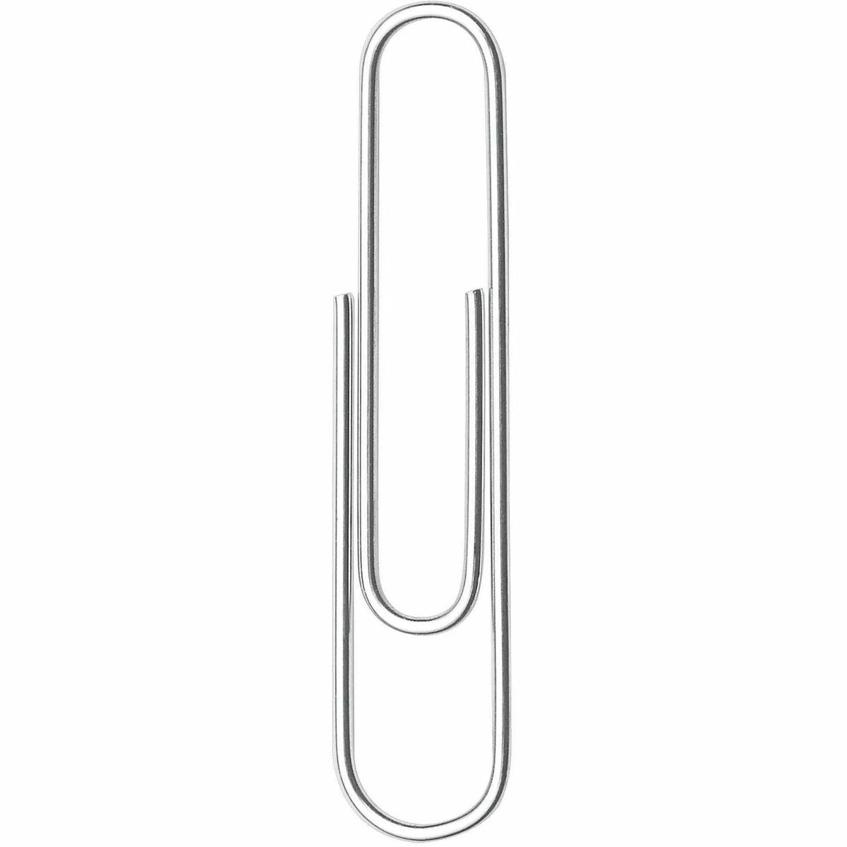 ACCO Premium Paper Clips: No. 1 10 Sheet Capacity Galvanized Silver - 100/Box - Clips