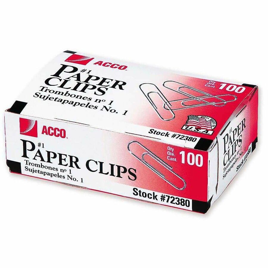 ACCO Premium Paper Clips - Left