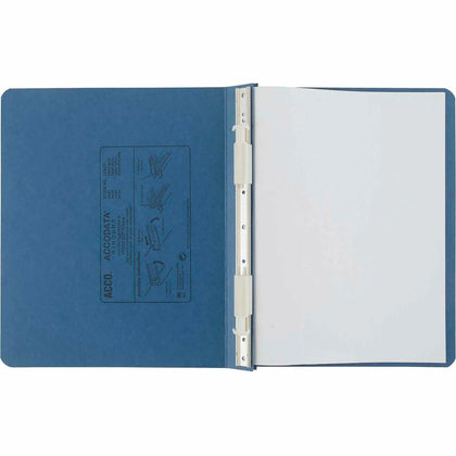 ACCO Presstex Storage Hook Data Binder - 6’’ Capacity - Letter Size - Light Blue - Recycled - 1 Each - Data/Hanging