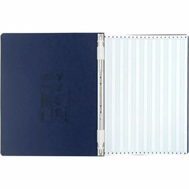 ACCO PRESSTEX Unburst Sheet Covers: 6’’ Binder Capacity Dark Blue Recycled - 11’’ x 14 7/8’’ - Retractable Hooks