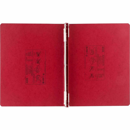 ACCO PRESSTEX Unburst Sheet Covers: 6’’ Binder Capacity Executive Red Recycled - 1 Each - Data/Hanging Binders