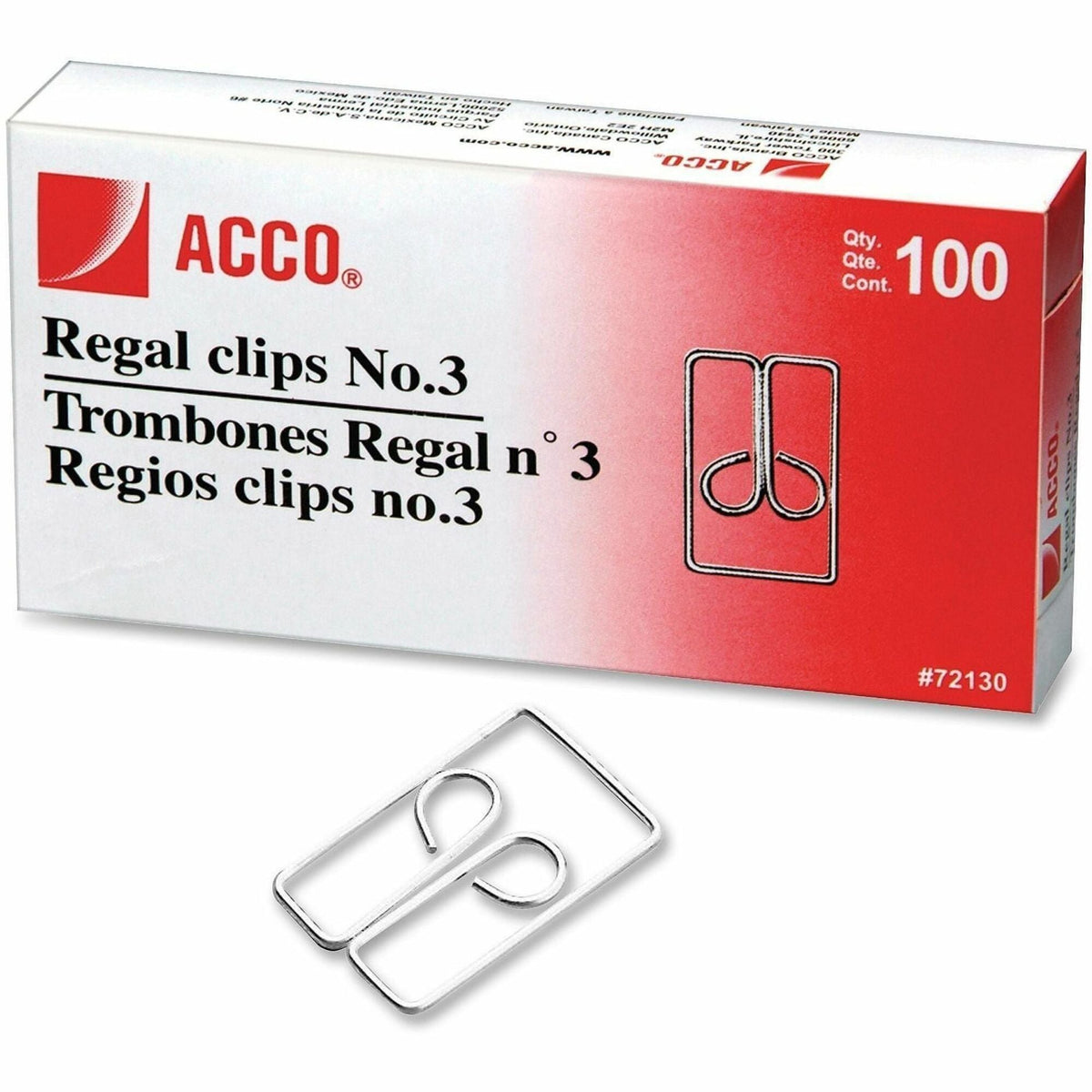 ACCO Regal Owl Paper Clips - 2000