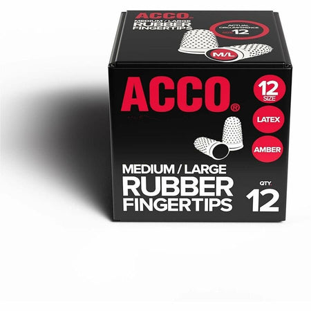 ACCO Rubber Finger Tips - Front