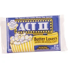 ACT II Butter Lovers Microwave Popcorn: Buttery & Convenient Snack - Snacks