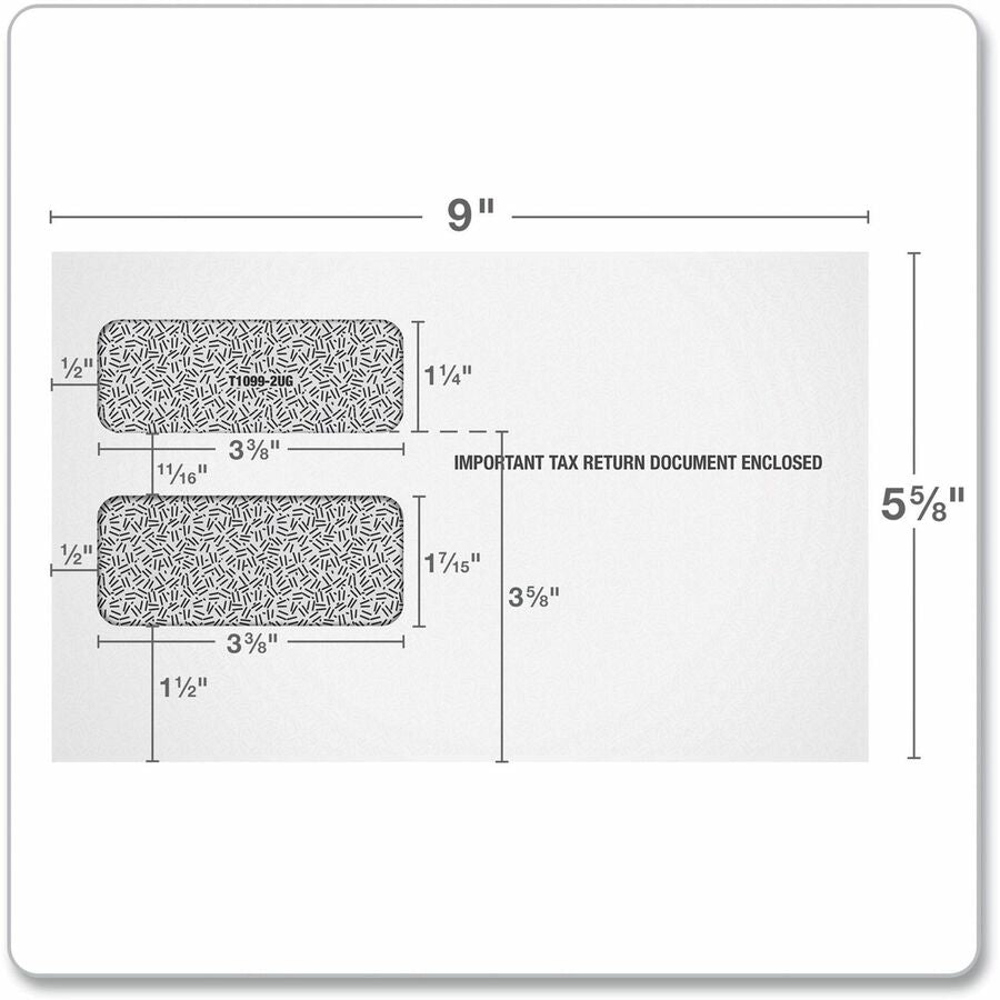 Adams 1098/1099 Tax Form Envelopes - Alternate-Image2