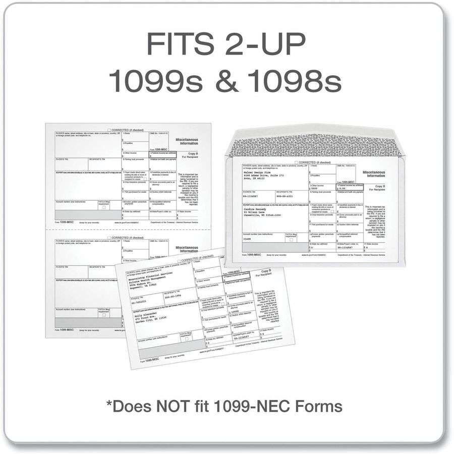 Adams 1098/1099 Tax Form Envelopes - Alternate-Image6