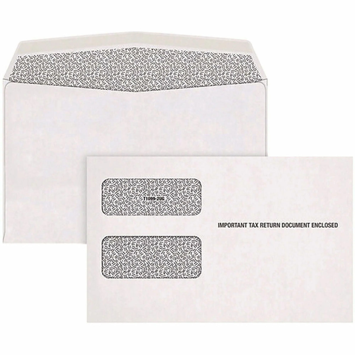 Adams 1098/1099 Tax Form Envelopes - White Gummed - 24/Pack - Specialty