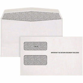 Adams 1098/1099 Tax Form Envelopes - White Gummed - 24/Pack - Specialty
