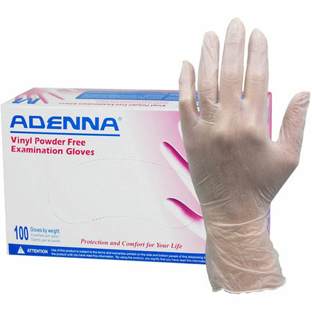 Adenna Vinyl Powder Free Exam Gloves - 2000