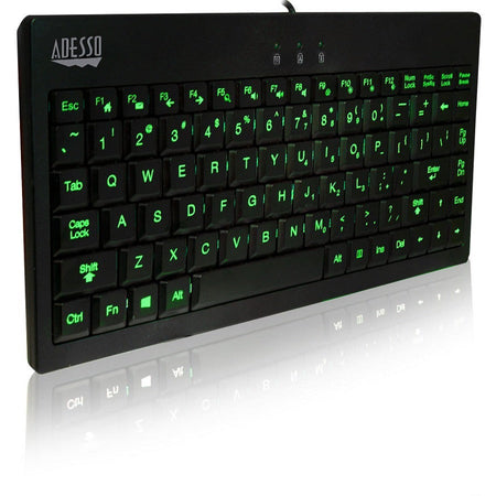 Adesso 3-Color Illuminated Mini Keyboard - Right