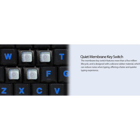 Adesso 3-Color Illuminated Mini Keyboard - Alternate-Image8
